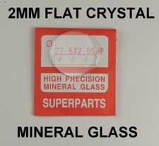 2mm watch glass crystal 30mm -