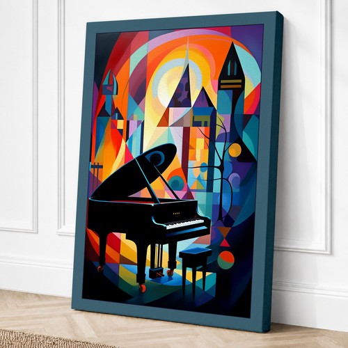 Grand piano crescendo art - crescendo, deco