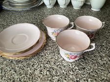 royal vale pink china part tea