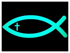 Glow In The Dark JESUS FISH