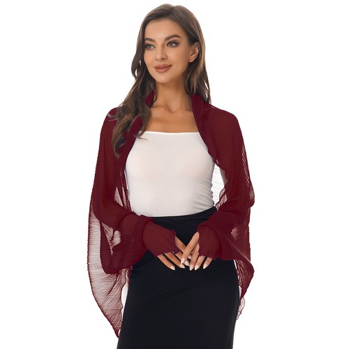 New womens sheer chiffon - womens, shrug