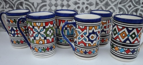 Hand painted ceramic coffee - hand,