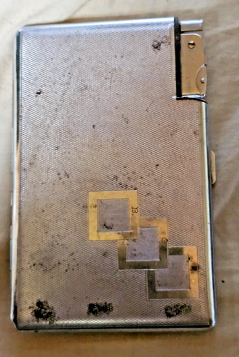 Vintage 1950s cigarette case - vintage,