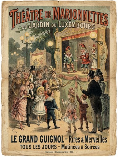 French marionette puppet - marionette,