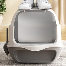 Large Hooded Cat Litter Box