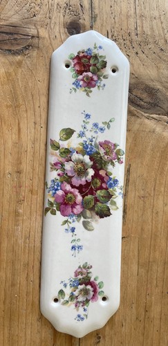 Vintage finger plate floral - vintage,