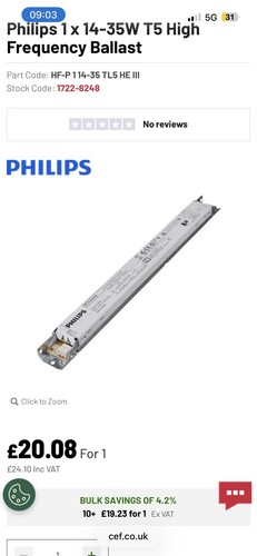 Philips 35w t5 high - 1,