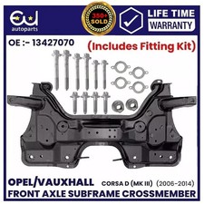 FOR OPEL VAUXHALL CORSA D WITH BOLTS FRONT AXLE SUBFRAME CROSSMEMBER ENGINE