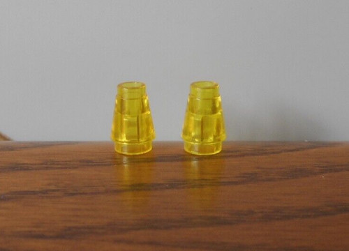 Trans yellow 1x1 - 1x1, cone
