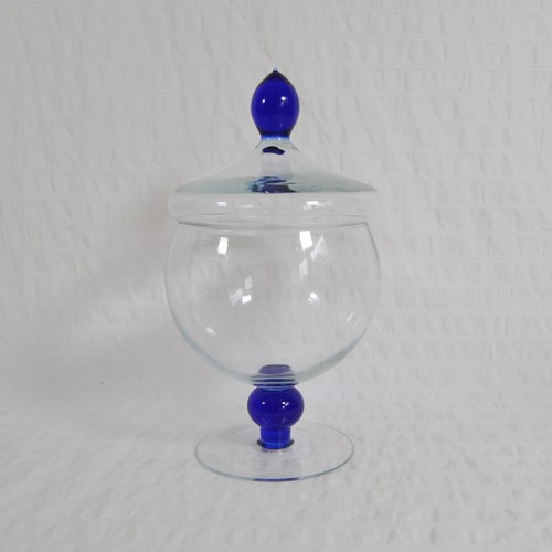 Vintage glass bonbon jar - bonbon,