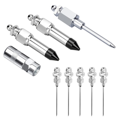 9pcs grease gun needle nozzle - 9pcs,