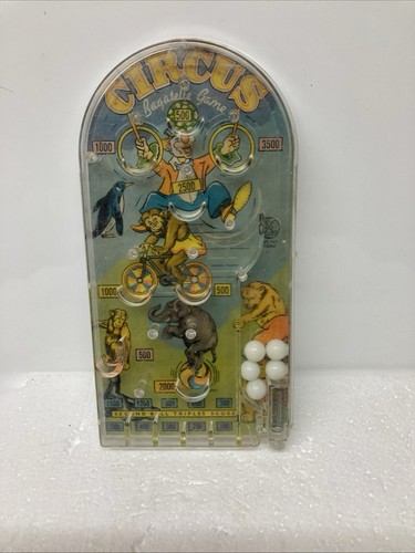 Vintage circus bagatelle game - vintage,