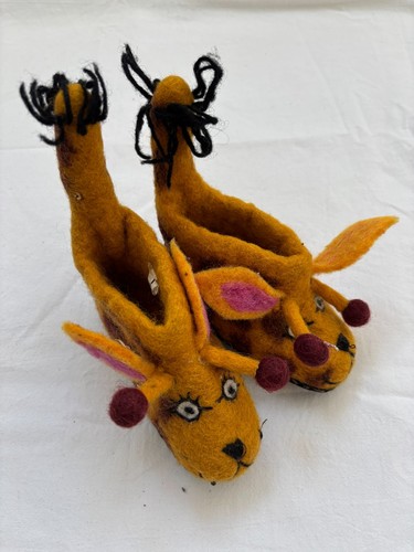 Hector and queen giraffe felt - hector,