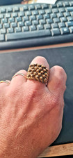 Vintage Men’s Solid Keeper Ring With Hallmarks - Size Z+6 **READ DESCRIPTION**