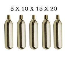 16g Threaded CO2 Cartridge Canister Capsule Bike Tyre Inflator Pump Gas