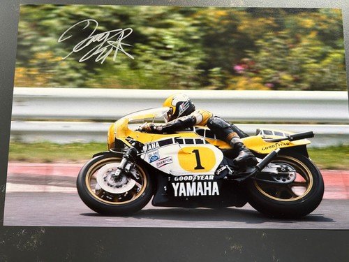 Signed kenny roberts 12x18 - kenny,