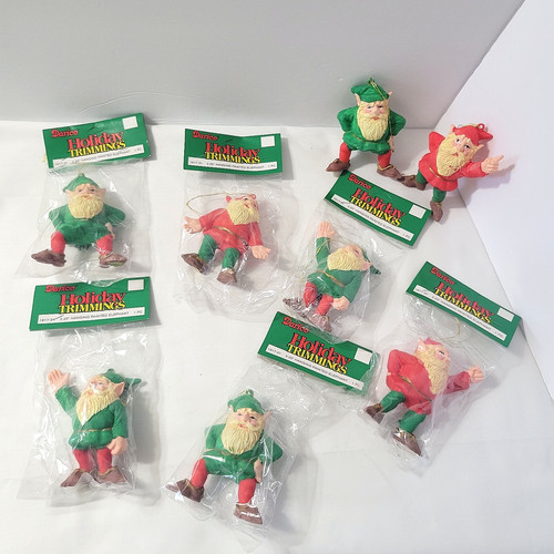 Vtg christmas elves dwarves - 8,