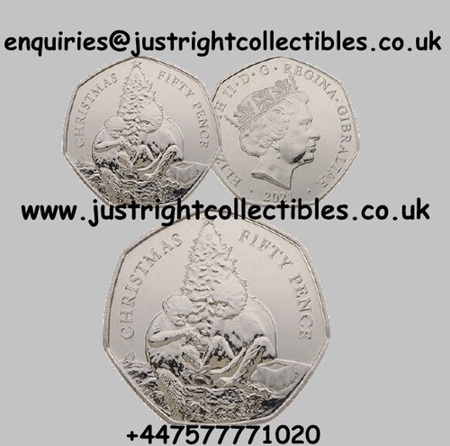 2021 gibraltar christmas 50p - gibraltar,