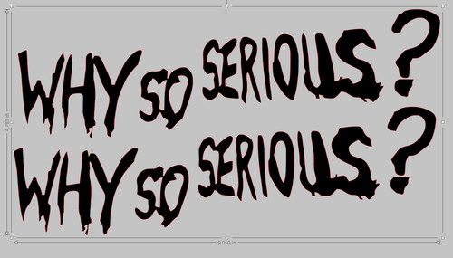 Joker why serious batman - serious,