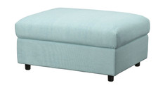 IKEA VIMLE Cover ONLY For Pouffe Footstool  With Storage, Saxemara Light Blue