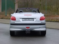 PEUGEOT 206+ CC REAR SPOILER BODY TRIM by MUSKETIER TUNING less than half price