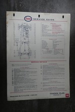 Vanden Plas Princess IV Service Guide Chart Car Automobilia Garage