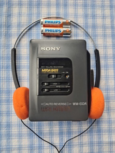Serviced vintage sony walkman - vintage,