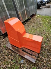 2ND GRADE Orange Jockey CONSOLE 112 x 44 x 91 cm MOULDING Boat Rib Fibreglass