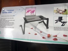 Aluminium Multifunctional Folding Laptop Table with Adjustable Height