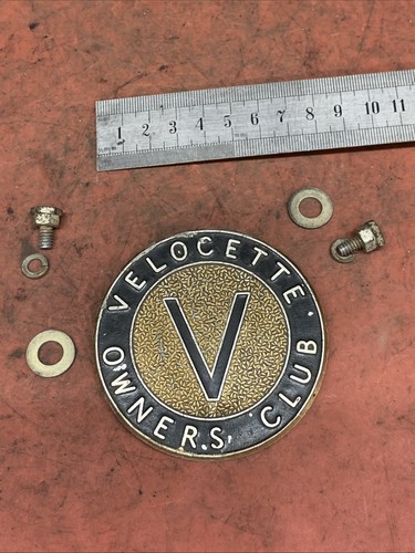 Velocette owners club badge - owners,