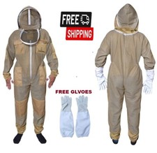 Bee Suit Ventilated Beekeeping Brown 3 Layer Vented Professional Protection 🐝