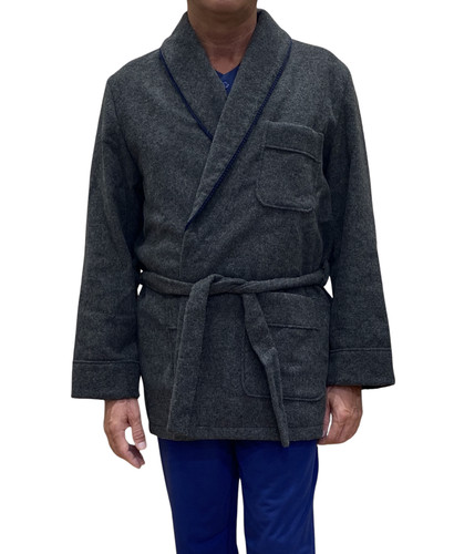 Short robe for men wool - short,