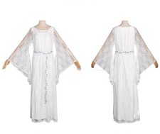 The Lord of the Rings Elf Queen Galadriel Cosplay Costume Dress