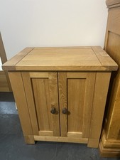Solid Oak Cd/video Storage