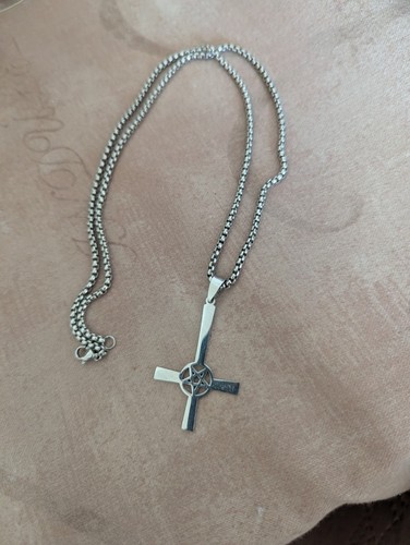 Pentagram necklace - pentagram,