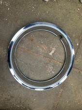 VINTAGE 13" CHROME METAL WHEEL