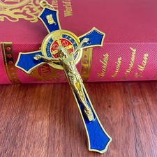 "Blessed" - Crucifix  with St