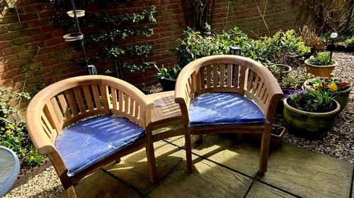 Teak companion seat - companion,