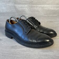 Crockett and Jones Smart Shoes Mens Black UK Size 8.5 E Leather Very Worn Lanark