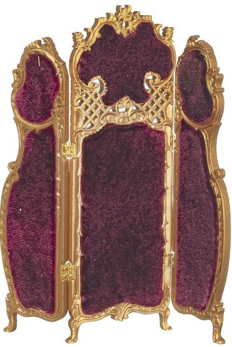Dolls house dressing - dressing, screen