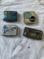 Four various Gramophone Needle