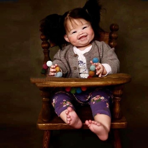 Artist painted reborn baby - 28",
