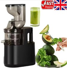 NEW Electric Juicer Machine Juice Fruit Squeezer Slow Masticating Home Juicer UK
