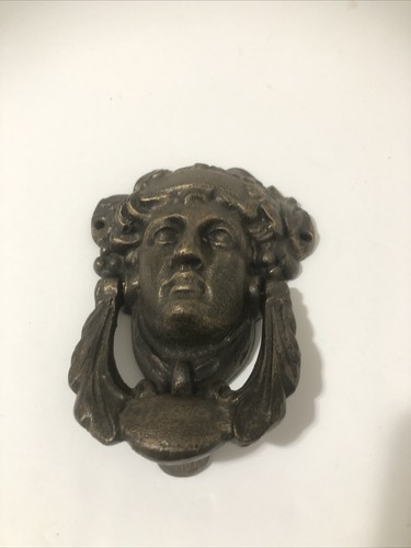 Brass door knocker vintage - door,