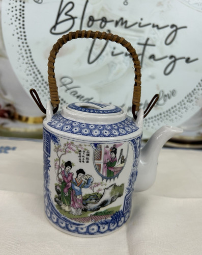 Vintage asian japanese teapot - asian,