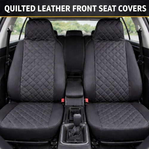 Front car seat covers - seat, quilted