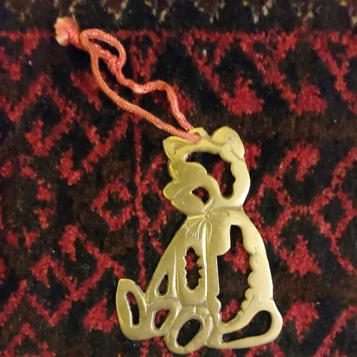 Vintage solid brass christmas - solid,