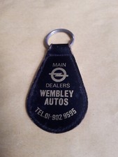 Genuine Opel Wembley Autos Leather Keyring