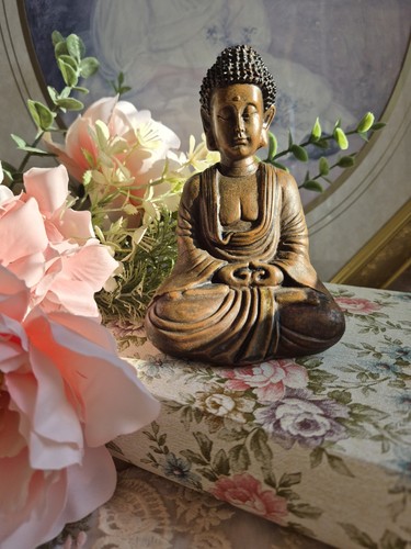 Seated buddha ornament statue - buddha,