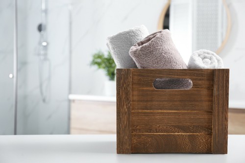 Brown oval cut wooden crates - cut,